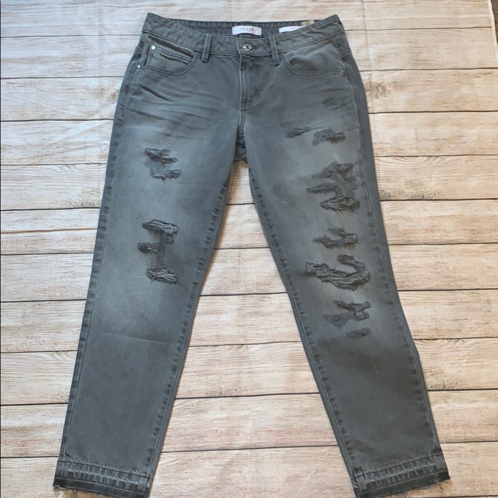 Guess Jeans Boy Fit High Rise Size 27 Gray